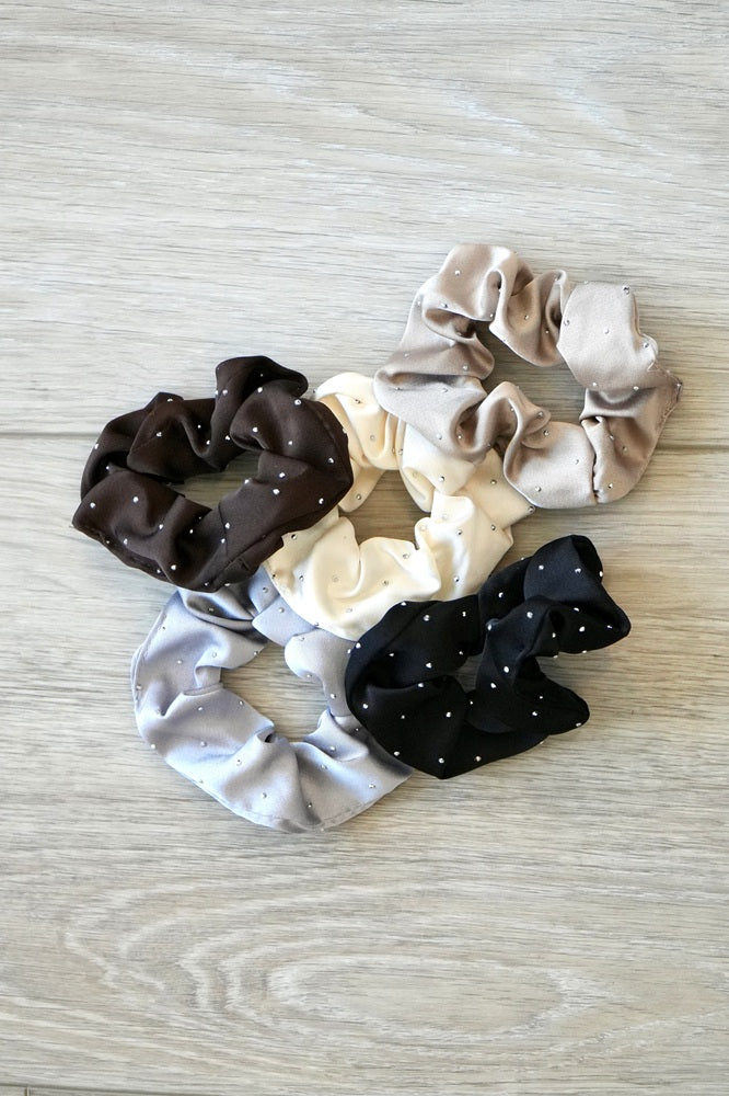 Rhinestone Scrunchie