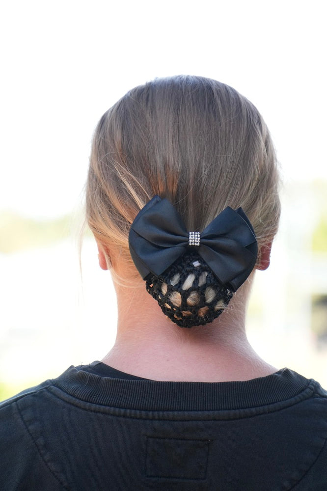 Diamanté Bow Hairnet