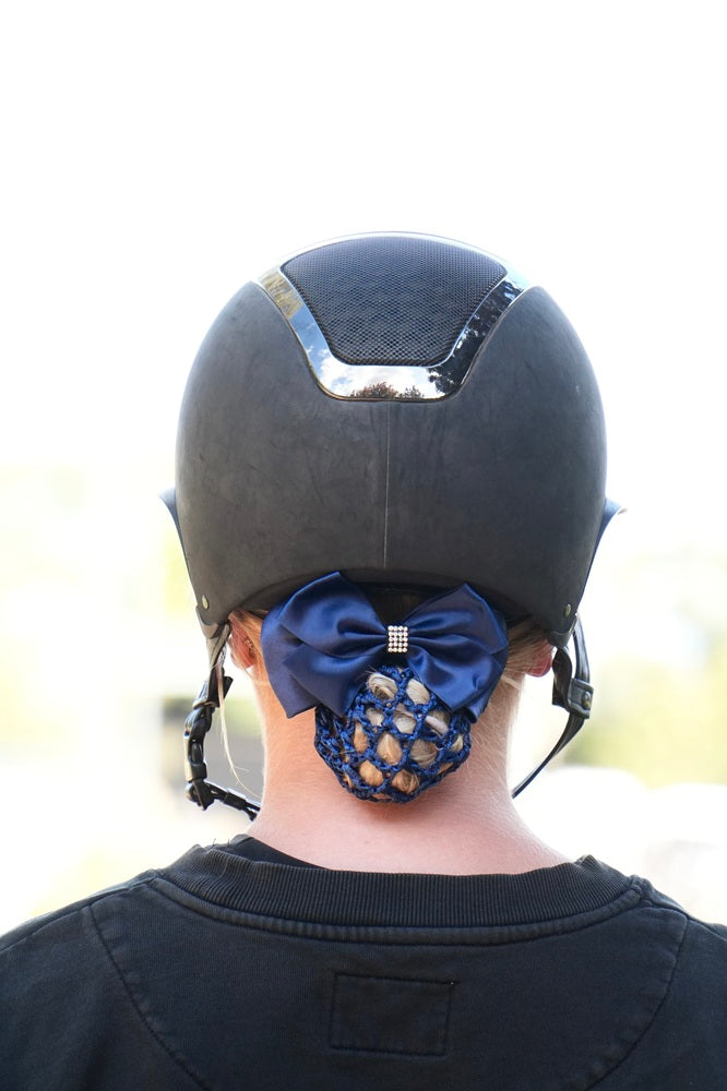 Diamanté Bow Hairnet