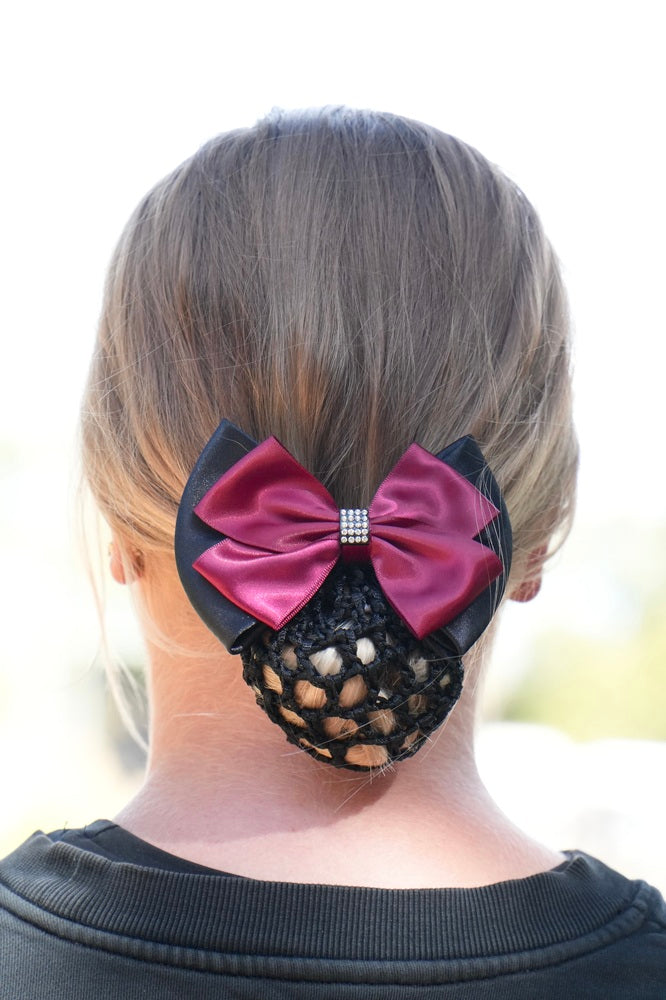 Diamanté Bow Hairnet