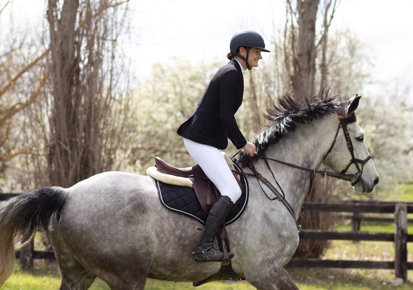 Classic Hybrid Breeches - Pure White