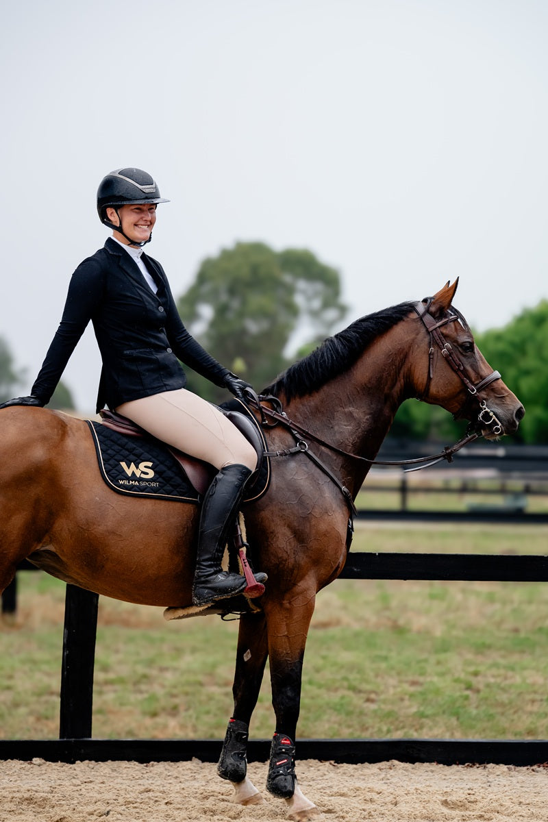 Aero Luxe Competition Jacket — Noir